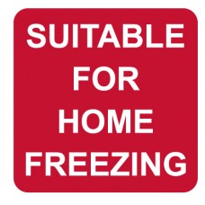 'Suitable For Home Freezing' Labels